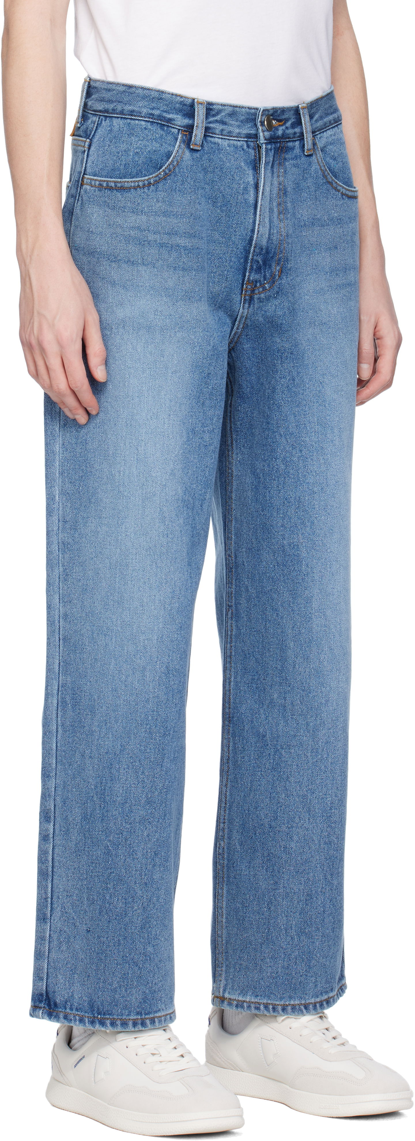 Дънки ADER ERROR ADER error Sig; TRS Tag 01 Jeans Синьо | BO42FYJE0101SB, 1