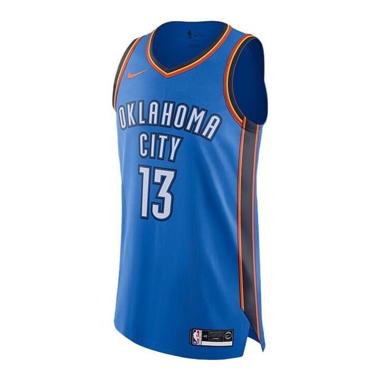 Фланелка Nike NBA Oklahoma City Thunder Basketball Jersey 13 Синьо | 863033-404