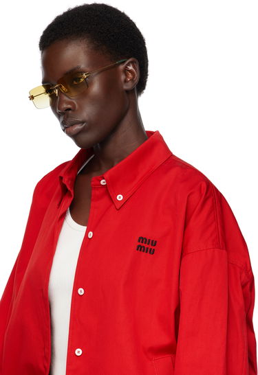 Слънчеви очила Bottega Veneta Bottega Veneta Lock Rectangular Sunglasses Жълто | BV1126S-006, 3