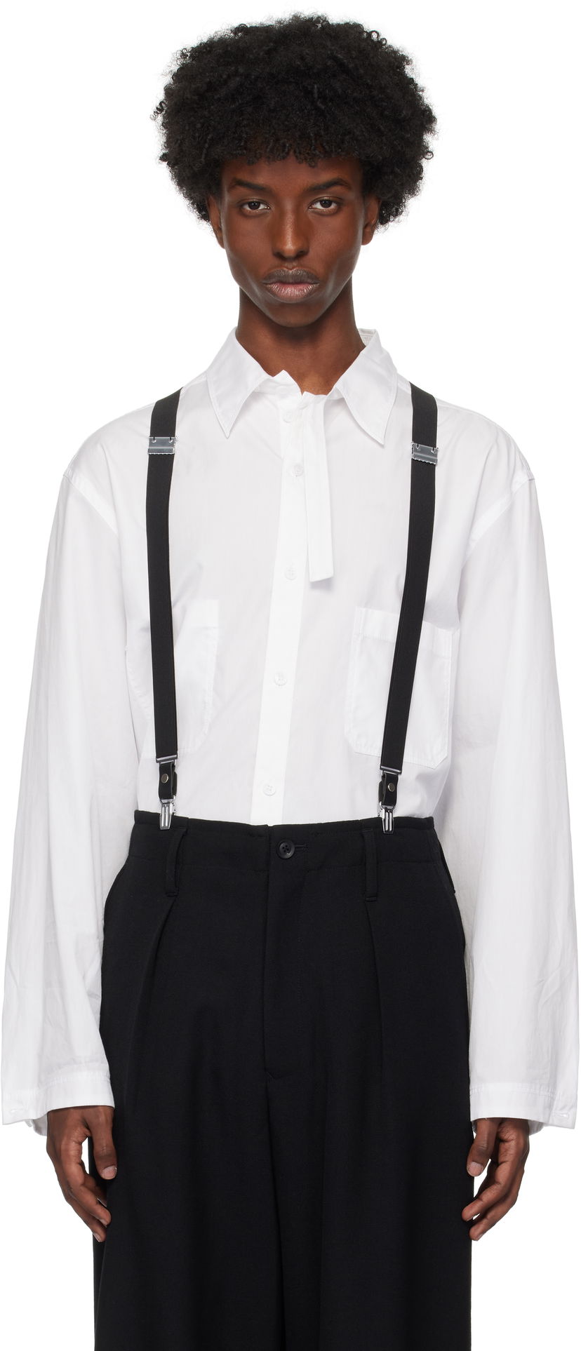 Колани Yohji Yamamoto 2Way Suspenders Черно | HO-Q01-970