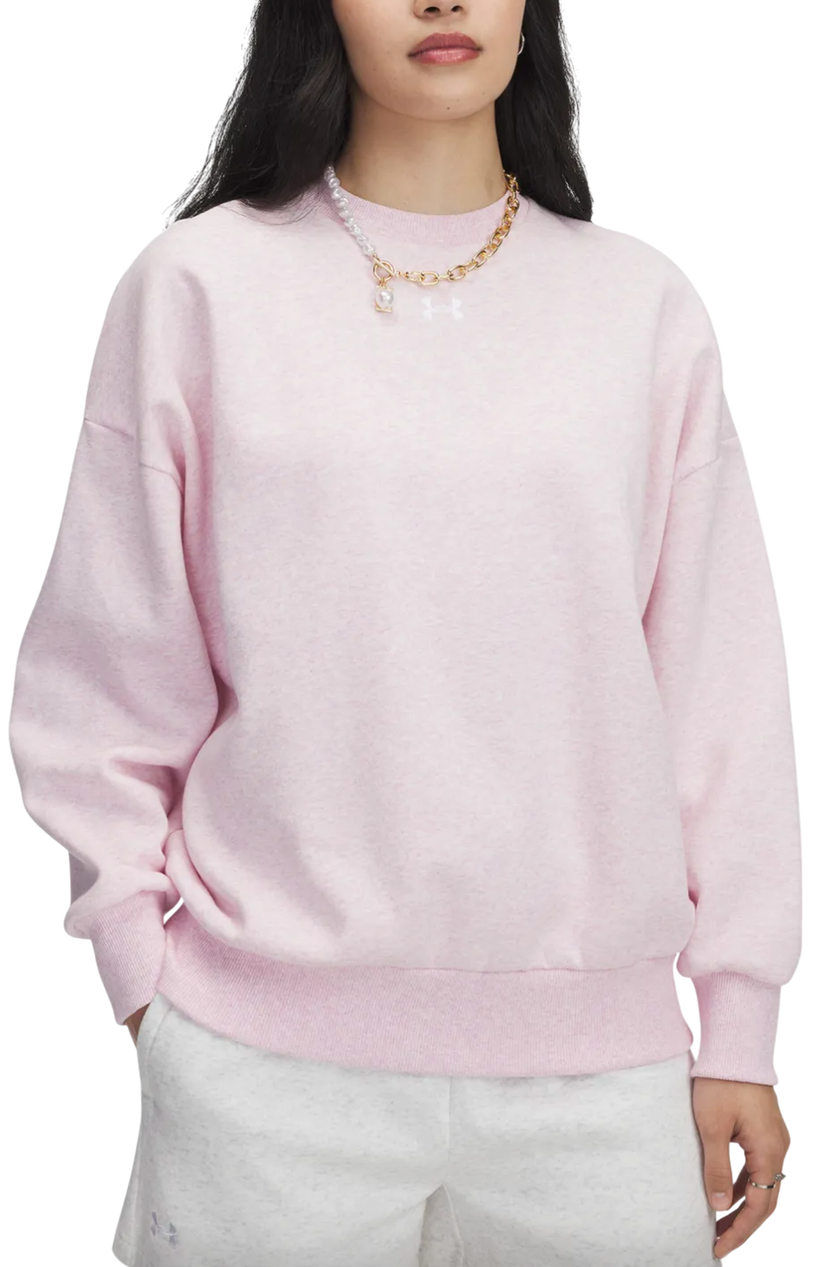 Суитчър Under Armour Under Armour Rival Fleece Crew Sweatshirt Розово | 1386463-647