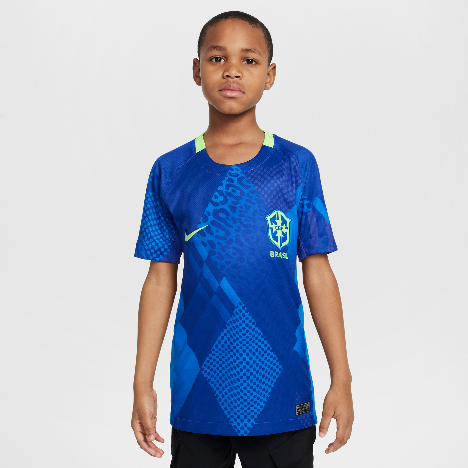 Фланелка Nike Brazil Stadium 2025 Dri-FIT Replika Jersey Синьо | FZ9195-458, 0