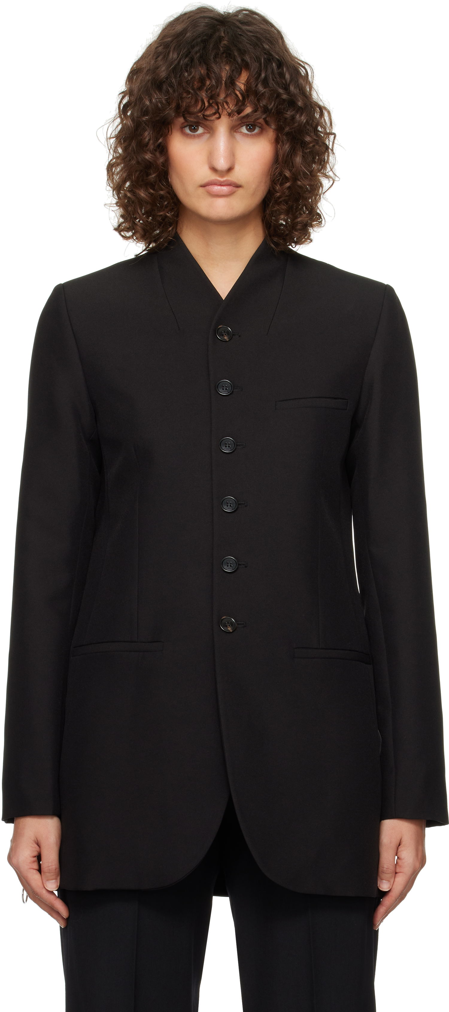 Яке Coperni Coperni Long Tailored Blazer Черно | COPV64F3004, 0