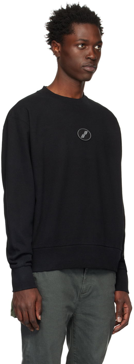 Пуловер We11done We11done Symbol Wappen Sweatshirt Черно | WD-TS3-22-719-U-BK, 1