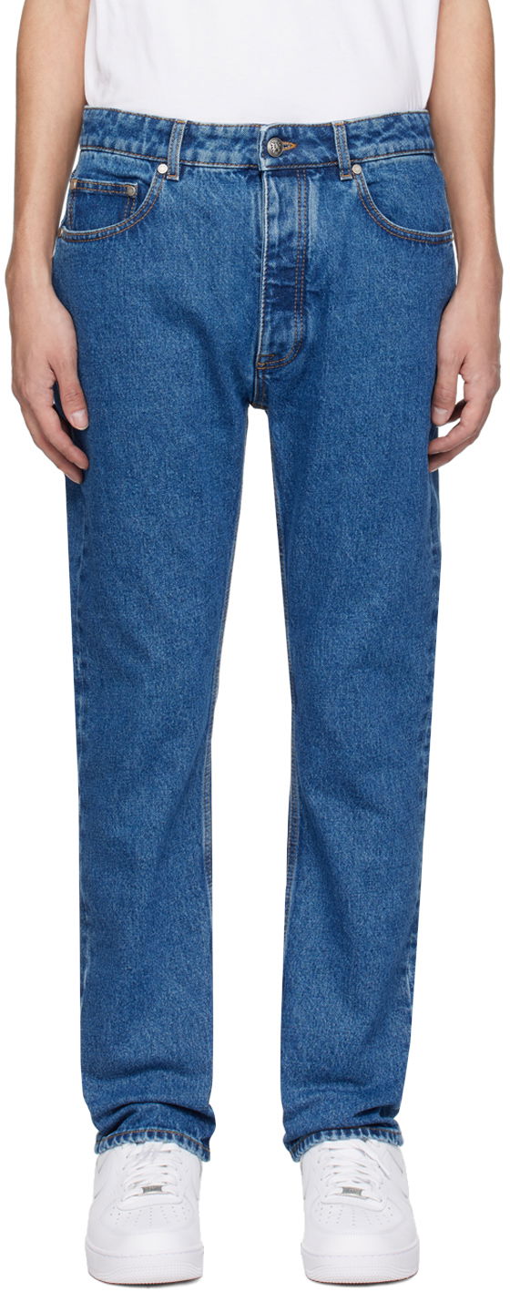 Дънки Palm Angels Monogram Jeans Тъмно синьо | PMYA039R24DEN0014010, 0