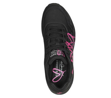 Кецове и обувки Skechers Uno Черно | 177980-BKPK, 3