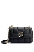 Balmain Quilted Shoulder Bag with Double B Monogram