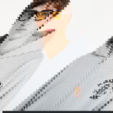 Суитчър BAPE BAPE® x FOOTSHOP - Zip-Up Hoodie UNISEX Gray Сиво | 001ZPL721312MGRY, 2