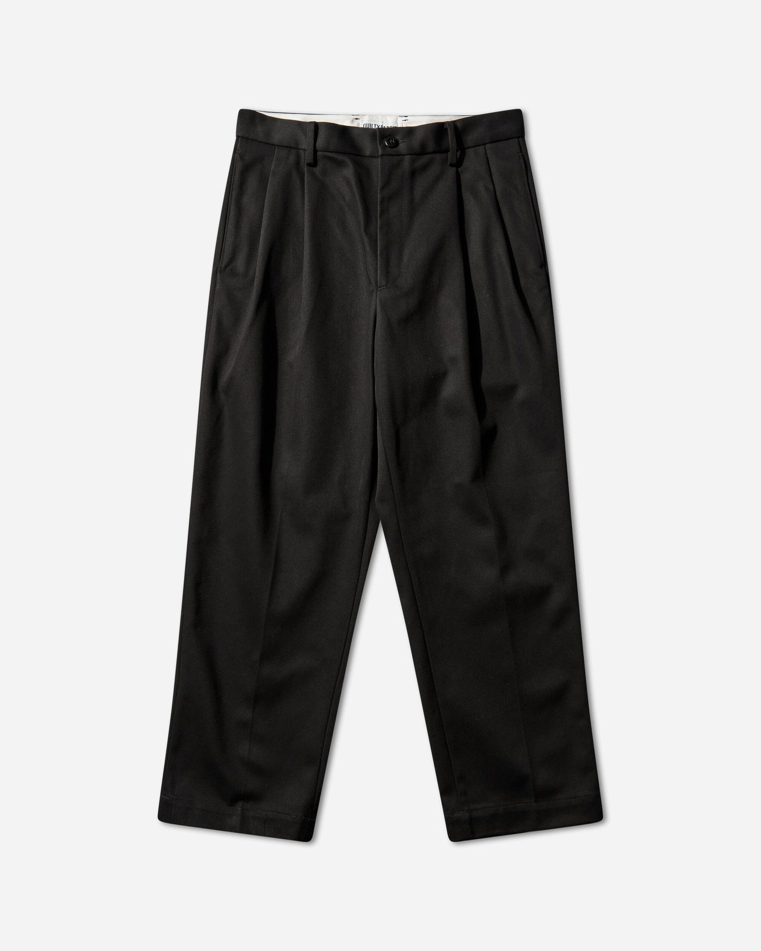 Панталони WACKO MARIA Double Pleated Chino Trousers (Type-1) Черно | 25FW-WMP-PT01 BLACK, 1