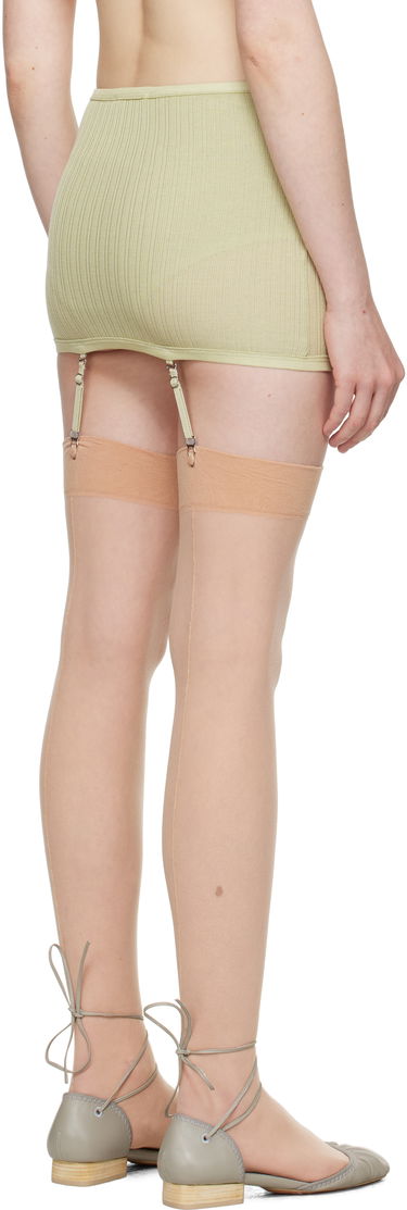 Пола LEMAIRE Lemaire Underwear Suspenders Miniskirt Зелено | PA1167 LK1017, 2