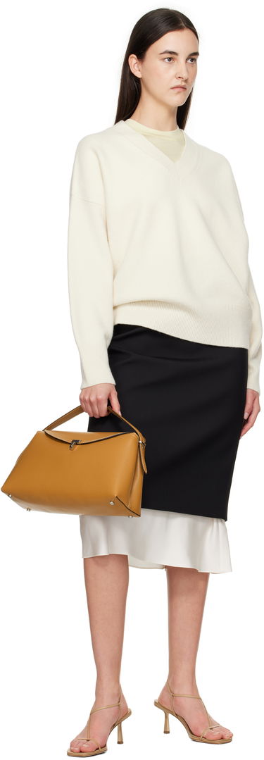 Пола Róhe Róhe Contrast Pencil Midi Skirt Черно | 414-32-049, 3