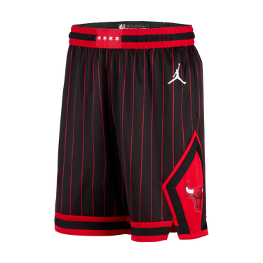 Къси панталони Jordan Jordan Chicago Bulls Statement Edition Swingman Dri-FIT NBA Pinstripe Basketball Shorts with City Stars Patch and Team Logo Многоцветен | HM4863-010, 0
