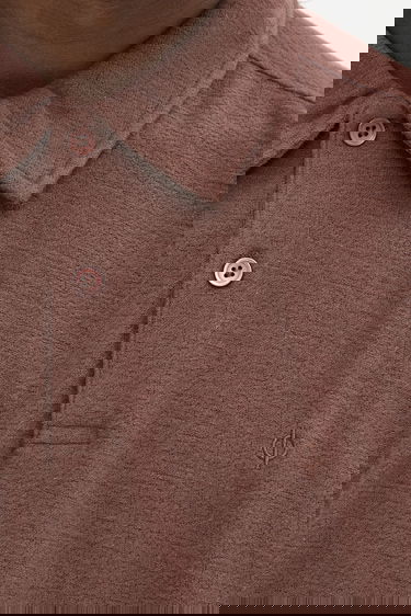 Поло тениска Samsoe Samsoe Samsoe Samsoe SAKVISTBRO Polo Shirt Кафяво | M10000053, 3