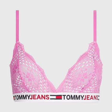 Сутиен Tommy Hilfiger Unlined Lace Triangle Bra Розово | UW0UW03829 TO5, 3