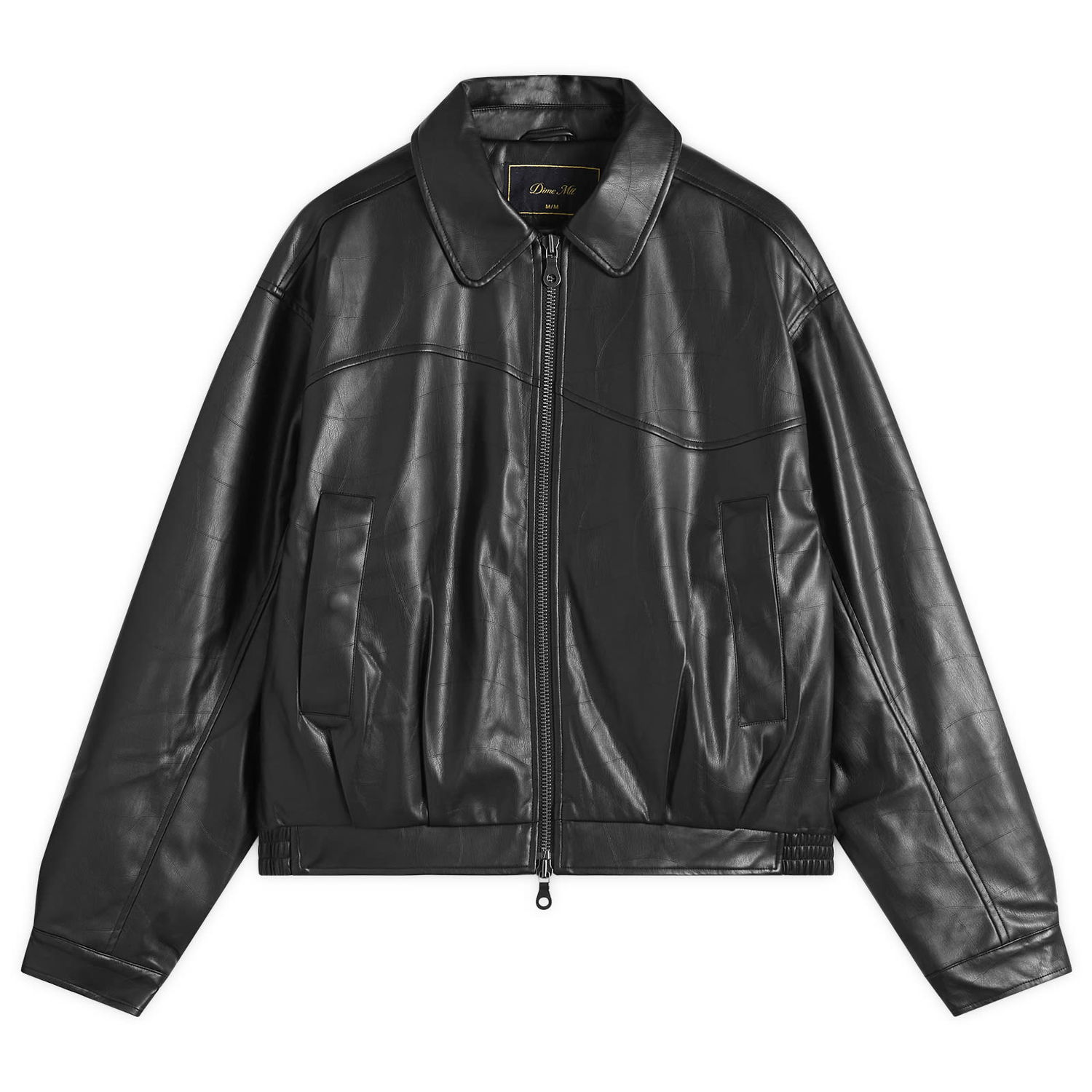 Яке Dime Dime Debossed Wavy Jacket Черно | DIMEFA252BLK, 1