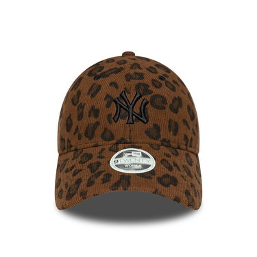 Шапка с козирка New Era Leopard Cord 9TWENTY NY Yankees Adjustable Cap Кафяво | 60691324, 1