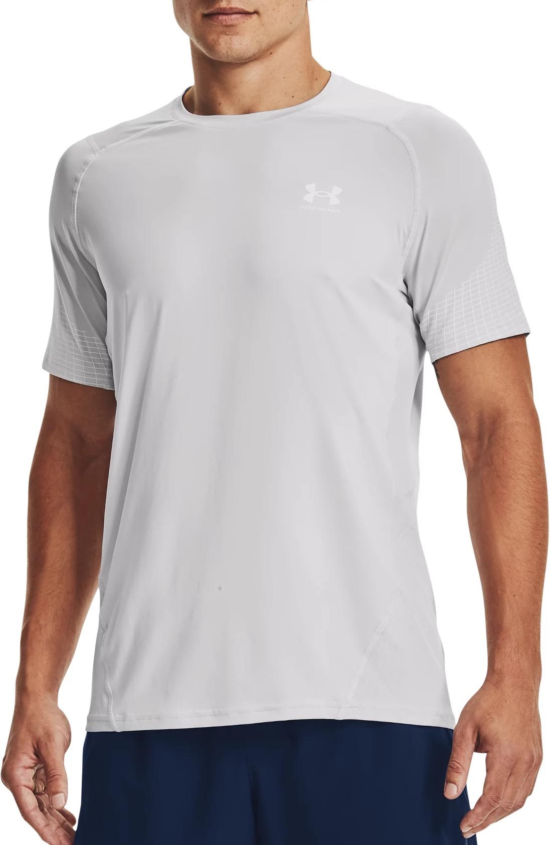 Тениска Under Armour HG Armour Fitted Novelty T-Shirt Сиво | 1370323-014, 0