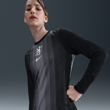 Фланелка Nike Netherlands 2025/26 Stadium Replica Long Sleeve Goalkeeper Jersey Черно | HQ1127-010, 0