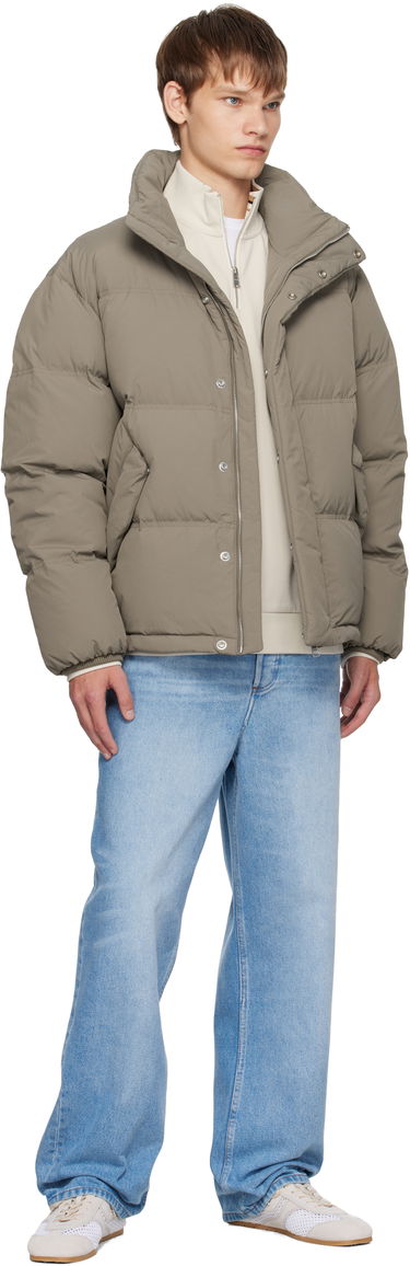 Пухо яке BOSS Water-repellent jacket with down filling Бежово | 50547933, 3