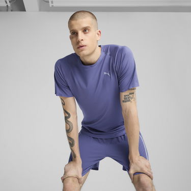 Тениска Puma CLOUDSPUN Men's Running T-Shirt Лилаво | 526629_46, 0
