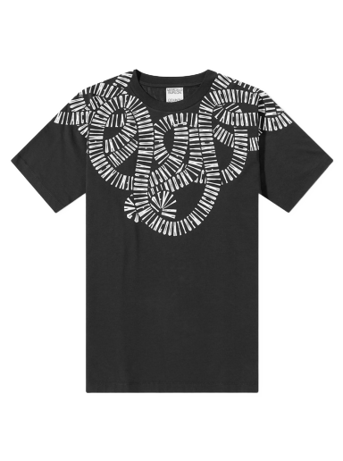 Тениска Marcelo Burlon Snake Wings Regular Tee Черно | CMAA018C99JER0031001