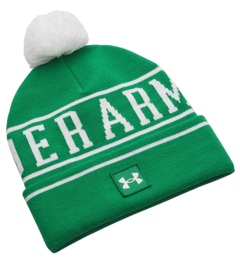 Шапка Under Armour Halftime Pom Beanie Зелено | 1386634-305