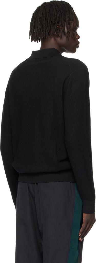 Поло тениска Lacoste Lacoste Half-Zip Polo Черно | AH5187_031, 2