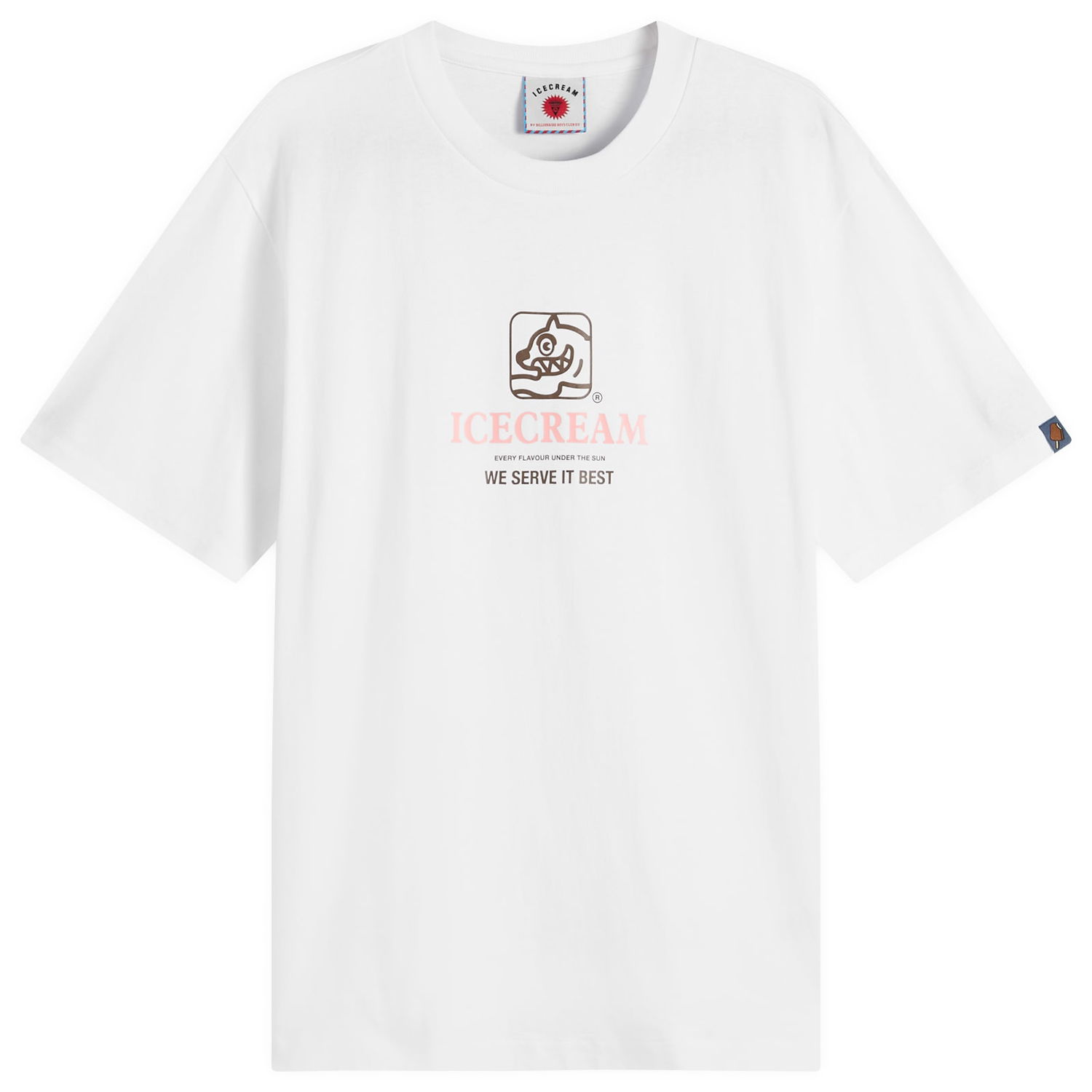 Тениска BBC IceCream Serve It Best T-Shirt, Size Large Бяло | IC25348-WHT, 1