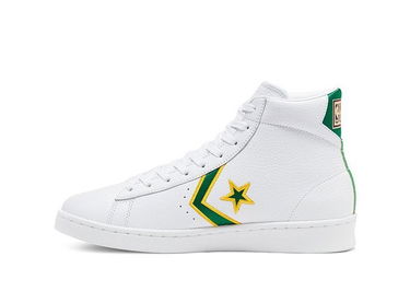 Кецове и обувки Converse Pro Leather Mid "Boston Celtics" Бяло | 167061C, 0