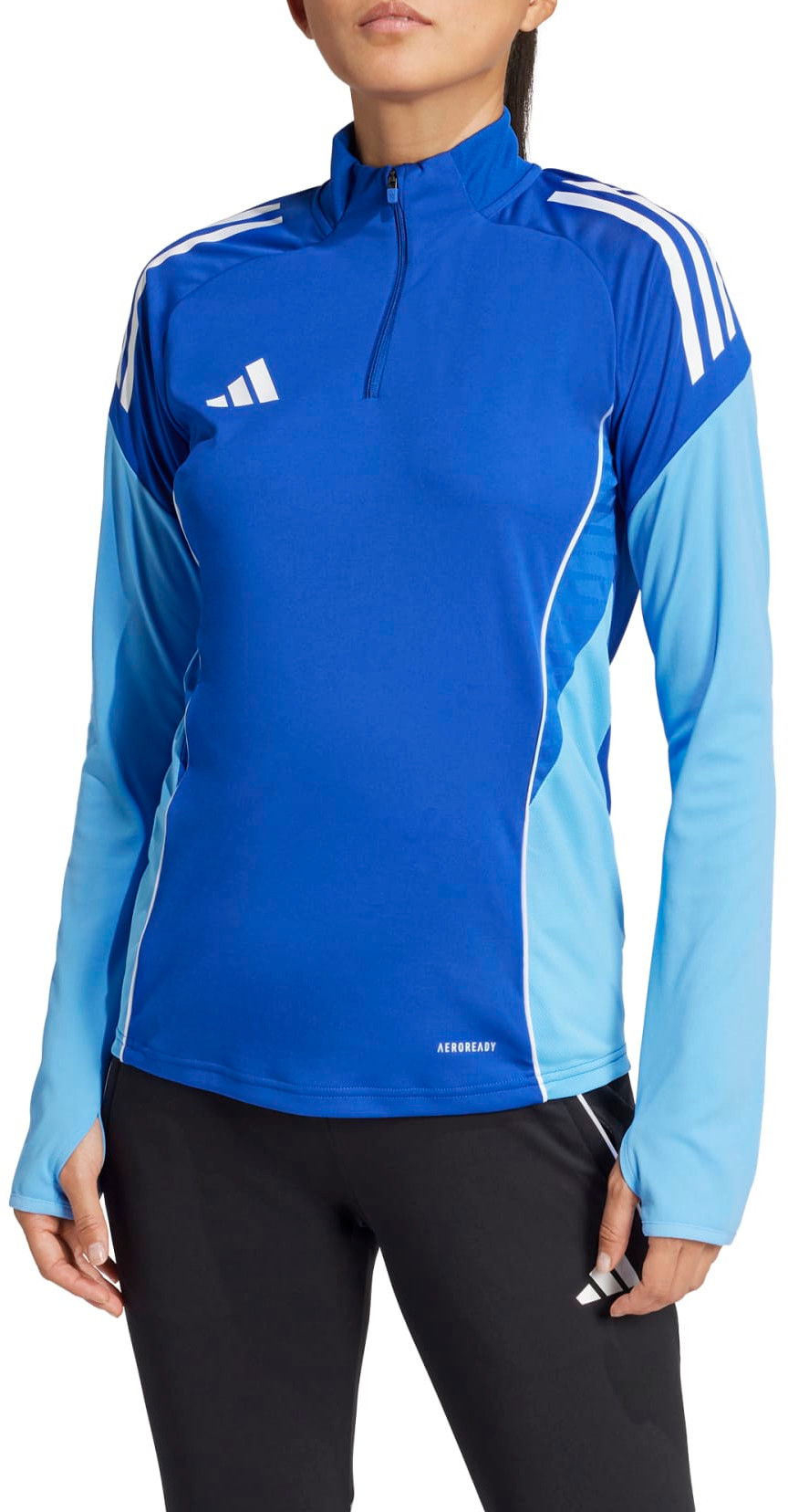 Пуловер adidas Originals Adidas TIRO25C Training Quarter-Zip Top Синьо | ji6577, 0