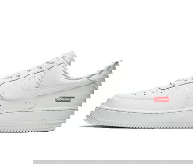 Кецове и обувки Nike Supreme x Air Force 1 Low "Box Logo - White" Бяло | CU9225-100, 0