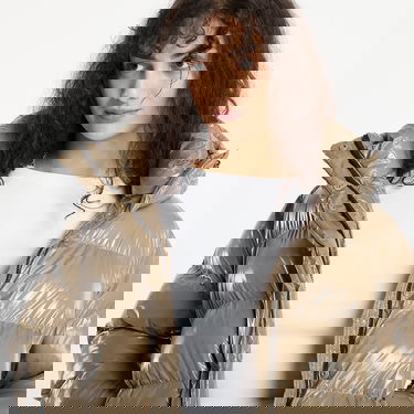 Пухо яке Napapijri A-Glane Shiny Puffer Jacket Бежово | NP0A4HZ5N1T1, 1