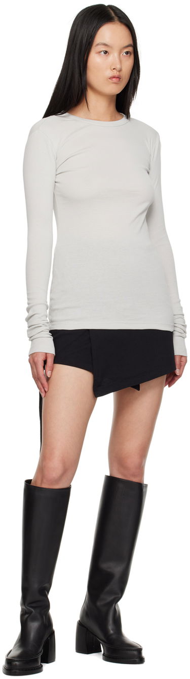 Тениска Ann Demeulemeester Long Sleeve T-Shirt Сиво | 2301-W-JTS02-FA045-045, 3
