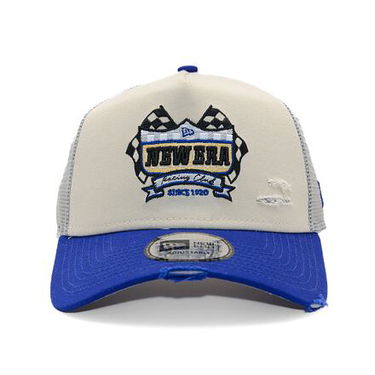 Шапка с козирка New Era Trucker Hat 9FORTY Motosport One Size (56-59 cm) Бежово | 60595303, 1