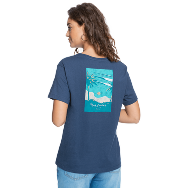 Тениска Roxy Women's Short Sleeve T-Shirt Синьо | ERJZT05256-BSP0, 2