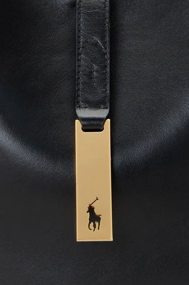 Дамска чанта Polo by Ralph Lauren Leather Hobo Bag Черно | 428944017, 4