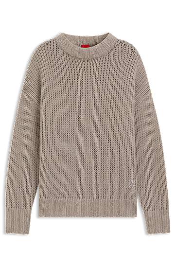 Oversized-fit sweater in a wool blend