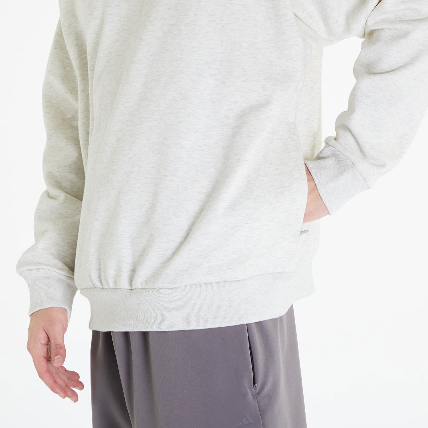 Суитчър adidas Originals Basketball Crewneck Sweatshirt UNISEX Бяло | IX1965, 1