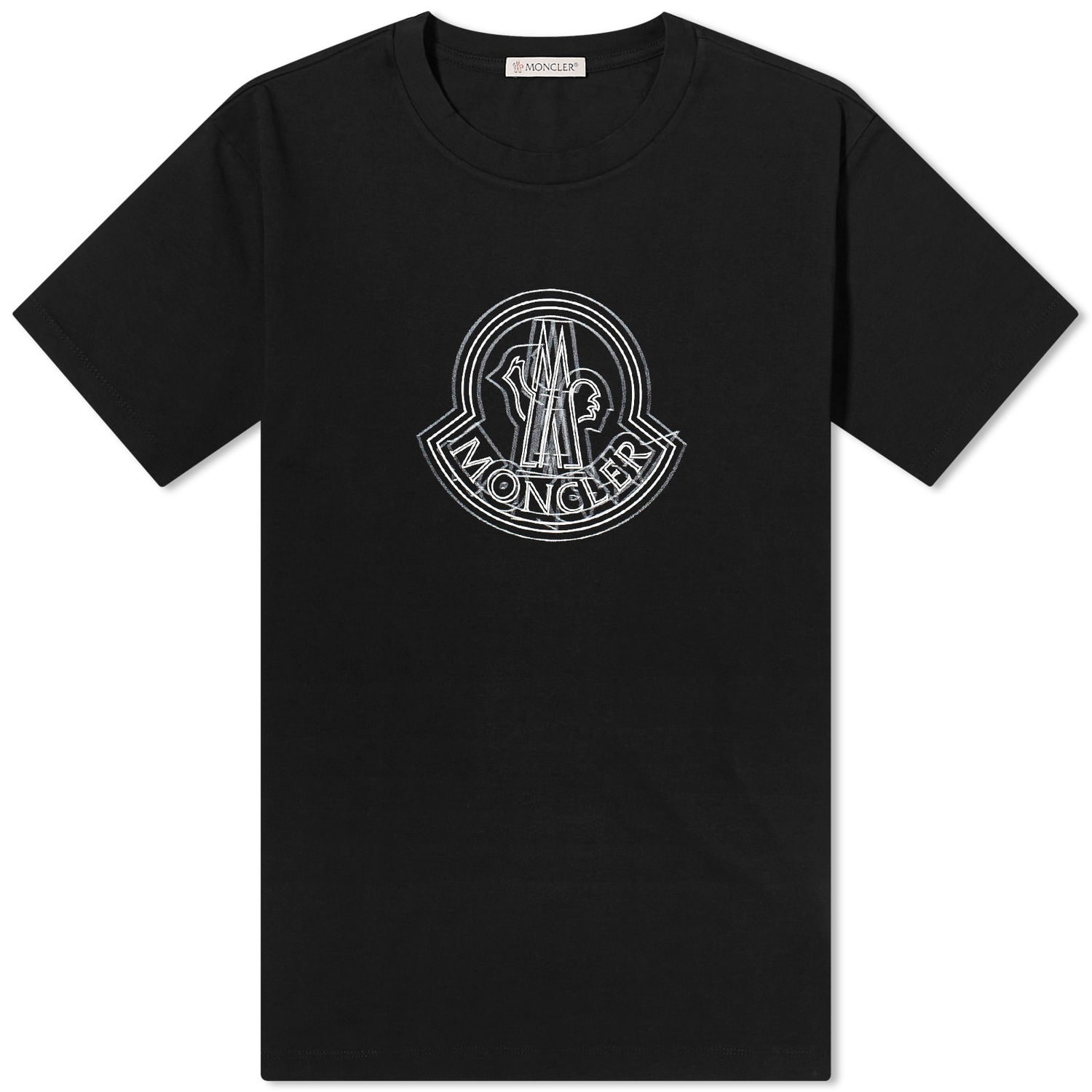 Тениска Moncler Large Logo T-Shirt Черно | 8C000-28-89A17-999, 0
