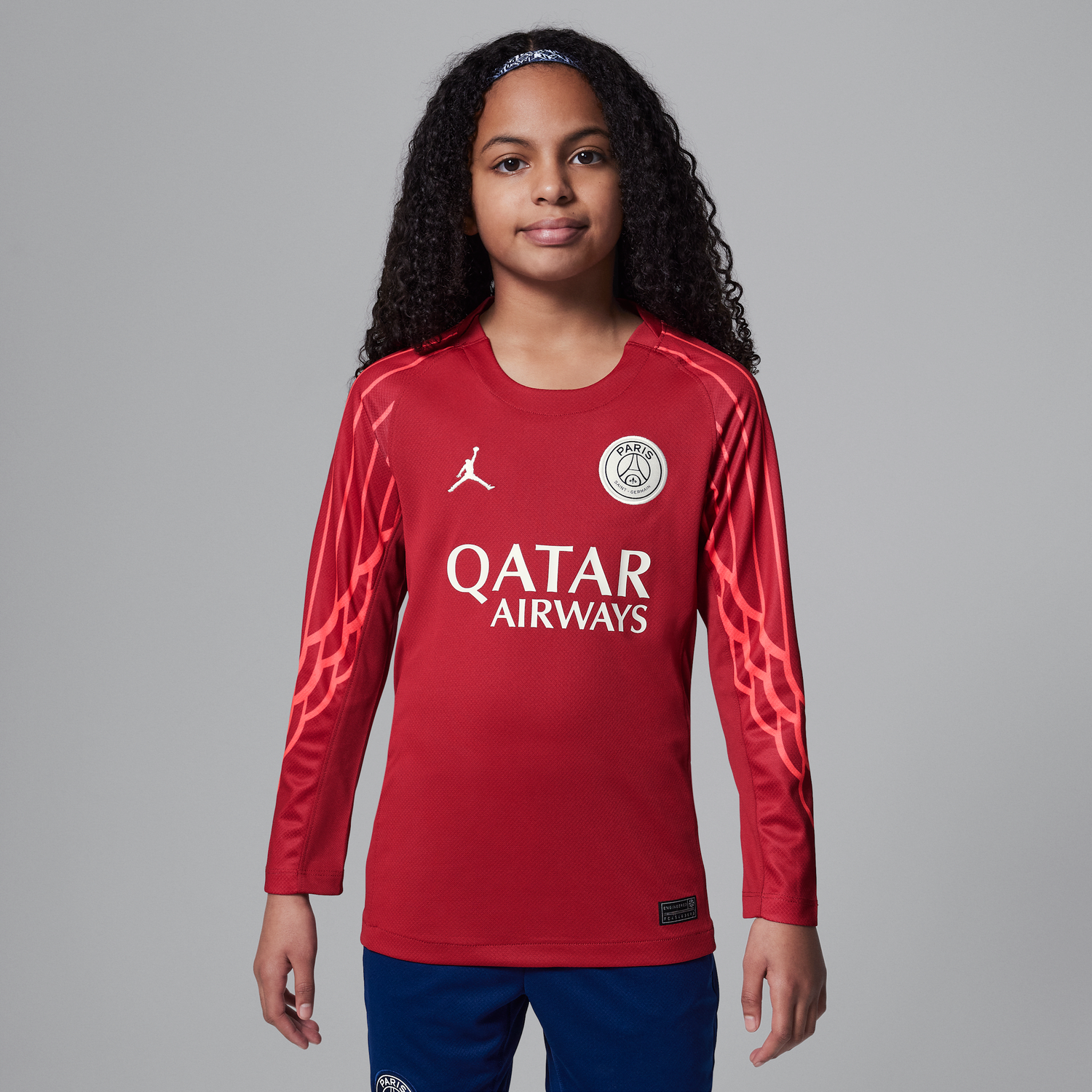 Фланелка Jordan Paris Saint-Germain 2025 Fourth Stadium Goalkeeper Dri-FIT Long Sleeve Replika Jersey Червено | HJ6859-660, 0