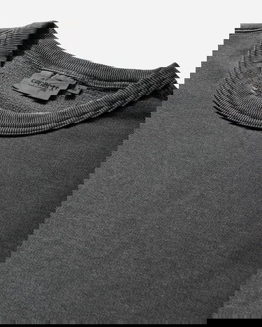 Суитчър Carhartt WIP Torion Washed Crewneck Sweatshirt with Kangaroo Pocket Сиво | I036054.89B7, 3