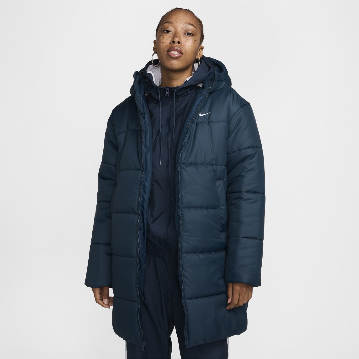Парка Nike Sportswear Classic Parka Синьо | FZ5903-478, 0