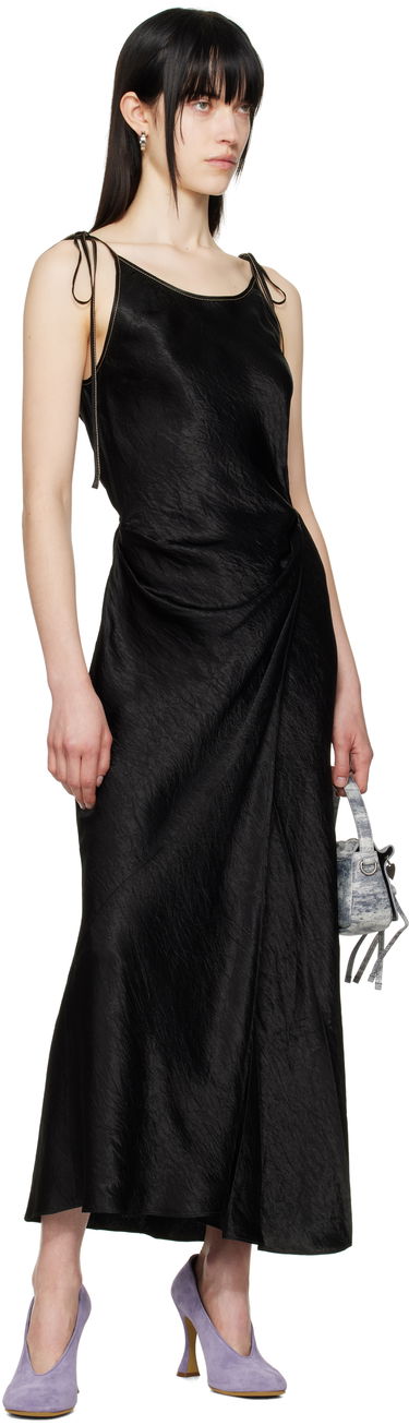 Pокля Acne Studios Khaki Wrap Maxi Dress Зелено | A20752-, 3