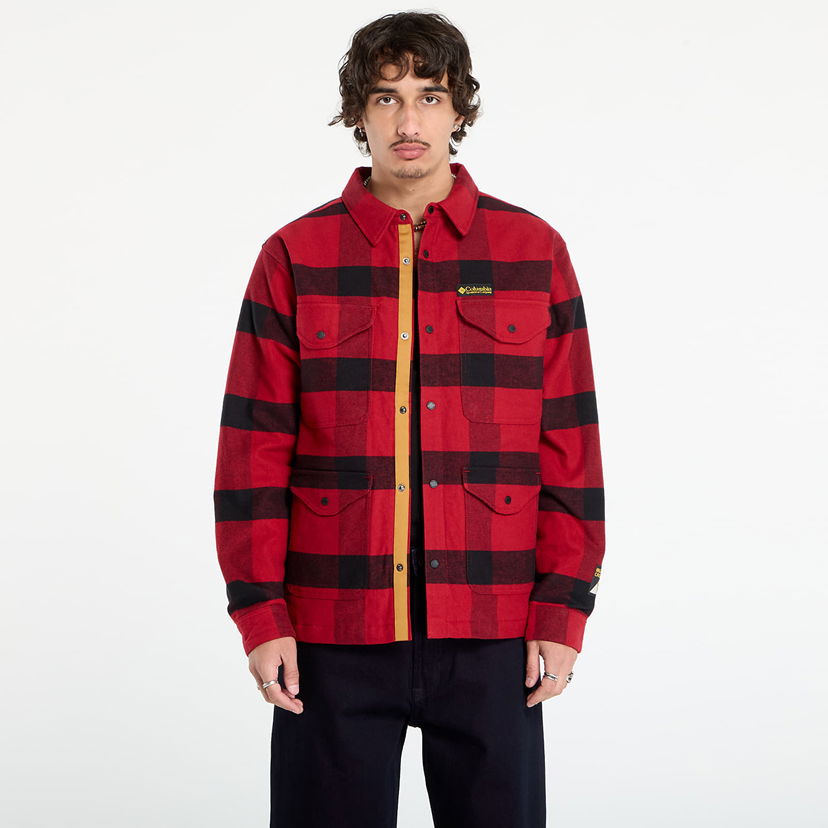 Яке Columbia High Cascades Shirt Jacket Buffalo Plaid Многоцветен | 2138401660