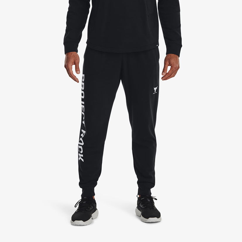 Спортни панталони Under Armour Project Rock Terry Jogger Черно | 1377430-001