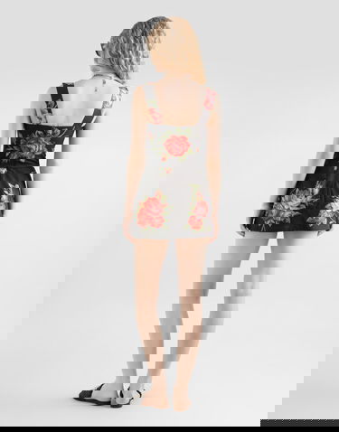 Pокля Dolce & Gabbana Rose Bouquet-print Cotton Dress Многоцветен | F7BB8THS5UTHN5ZN, 2