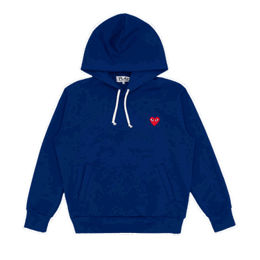 Суитчър Comme des Garçons Play Hoodie Тъмно синьо | AZ T174 051 2, 0