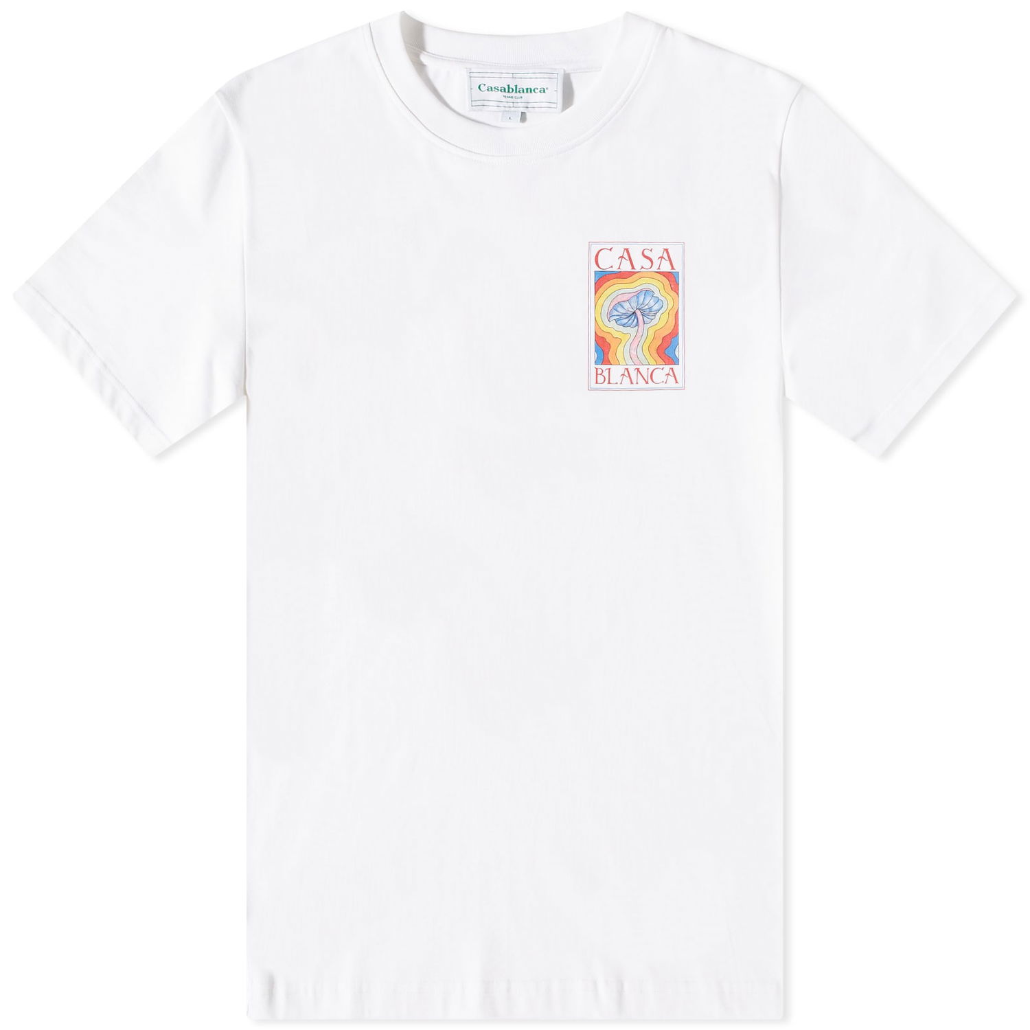 Тениска Casablanca Mind Vibrations Tee Бяло | MS23-JTS-001-04, 0