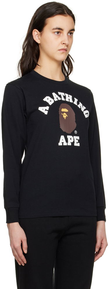 Тениска BAPE College T-Shirt Бяло | 001LTI801011M, 1