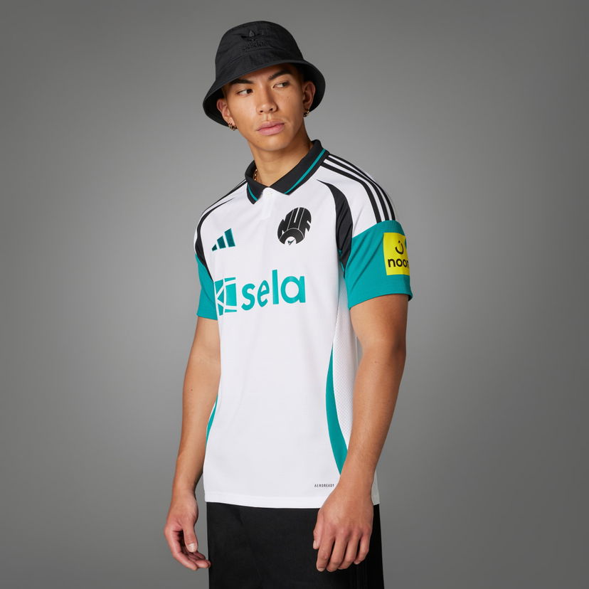 Фланелка adidas Performance Newcastle United FC 24/25 Third Jersey Бяло | IW0390